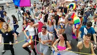 Thors Hammer gay bar's truck in Bucharest Pride 2018