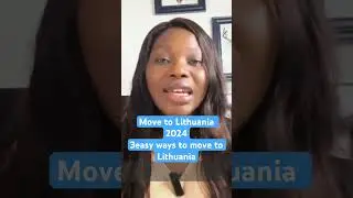 3 easy and fastest way to move to Lithuania 2024 -visa  guaranteed #viral #lithuania