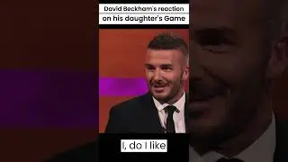 David Beckham's Reaction When his Daughter Was Tackled #davidbeckham #exclusiveinterview #subscribe