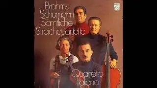 SCHUMANN - String Quartet Op.41 No.3 - Quartetto Italiano (1970)