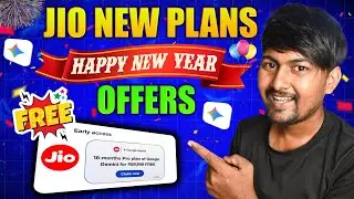 Jio Happy New Year Offers Plans 🔥 | Pro Google Gemini Plan Free With Jio Recharge