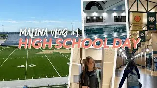 HIGH SCHOOL DAY USA: Alma High School 🇺🇸  Malina Vlog #1 | Schüleraustausch USA 2021/22