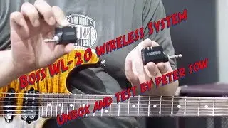 Boss WL-20 Wireless System : Unbox/QuickTest by Peter Sow
