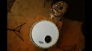 You did what to your floor tom?