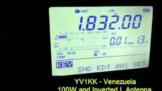 160 Meter Band DX Qsos Testing Inverted L Antenna