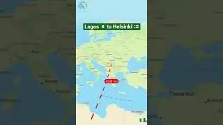 Flying Lagos to Helsinki #lagos #nigeria #helsinki #finland #shorts #youtubeshorts