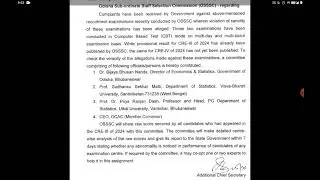 IMPORTANT UPDATEGAD-OSSSC Computer Based Recruitment of LIVESTOCK INSPECTOR,FORESTER & FOREST GUARD