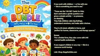The 100 DBT Card Bundle by Teacher Emil, Shop.StageforKids.com