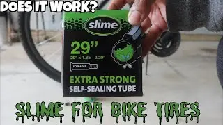 Slime Bike Inner Tube with Slime Puncture Sealant REVIEW!