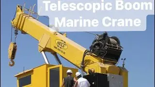 Telescopic Boom Marine Crane Load Test
