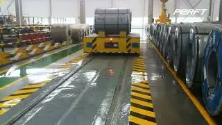 Heavy Steel Coils Hard to Handle? Custom 50T Battery Rail Cart Proves It Can!