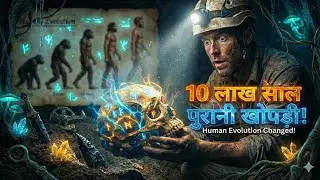 🔥10 लाख साल पुरानी खोपड़ी! 😱 जिसने बदल दी मानव विकास की पूरी कहानी | Human Evolution #Viral