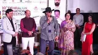 Warmly welcoming Mukesh Khanna as he is honoured at 10th DIFF 2025 🎬🏆