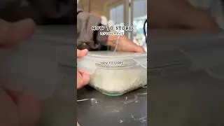 How to properly store leftover rice! 🌾 #rice #ricefarm #ricehacks #cookinghacks
