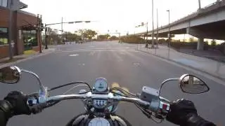 Rode Vicky (Victory Vegas Jackpot) to Work this morning. 30 Dec '16