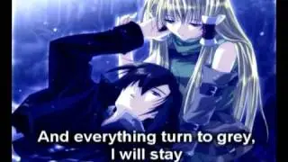 I Will Stay - We Are The Fallen (lyrics in video)