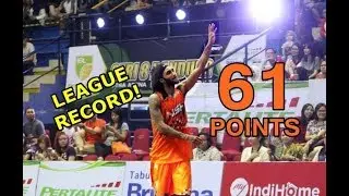 Gary Jacobs Jr. CAREER HIGH 61 POINTS!!! | League Record | March 19, 2017