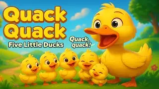 Five Little Ducks | Waddle & Flap Movement Song | Kids Dance