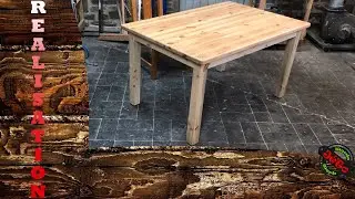 Fabriquer une table en bois de récupération