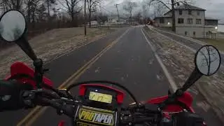 Winter Motorcycle Ride while it&rsquo;s snowing!