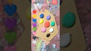 смешивание цветов #короткоевидео #удовлетворяюще #искусство