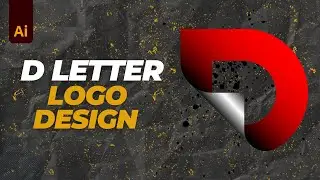 D Letter Logo Design | Illustrator Tutorial