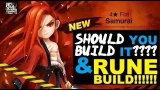 Summoners War: HALL OF HEROES Fire Samurai aka JUN [HOW TO BUILD/RUNE]