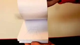Volcano flip book