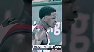 Anthony Edwards Taking Over the World Cup😤 #basketball #usa #fiba
