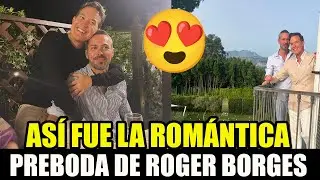 &iexcl;AS&Iacute; FUE LA ROM&Aacute;NTICA PREBODA DE ROGER BORGES DE 'PRIMER IMPACTO' EN ITALIA!👰😱