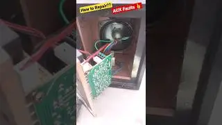 How to #repair 2.1Home Theater Aux fault #wiring #test 40W #shorts 👍❤
