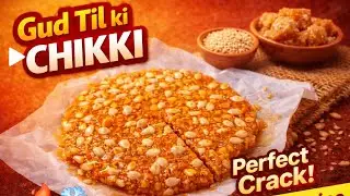 👉 Sirf 10 Minute Me Gud Til Ki Chikki | Market Jaisi Perfect Chikki Recipe by