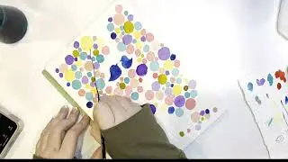 Easy fun watercolor tree, when you just want to paint and relax.
