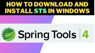 How To Install Spring Tool Suits STS Download and Install