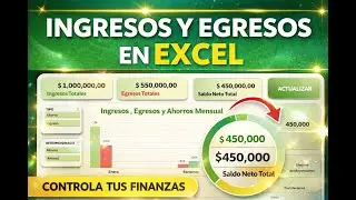 ORGANIZA tus finanzas con Excel: Planilla de Ingresos y Egresos explicada