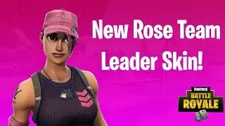 *NEW* ROSE TEAM LEADER Skin Gameplay! - Fortnite Battle Royale