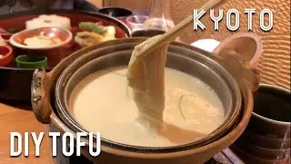 DIY Tofu Skin in Kyoto Japan | Arashiyama