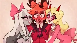 ELLAS QUIEREN REFORZAR LA AMISTAD | hazbin hotel (c&oacute;mic fandub)