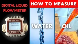 Water Sparks Digital Liquid Flow Meter NEW !