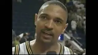 Mark Jackson Postgame Interview after Game 2 Win vs. Knicks (1999 ECF Playoffs on TNT)