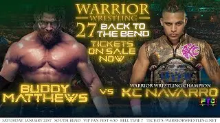 Kc Navarro vs Buddy Matthews- Warrior Wrestling 27