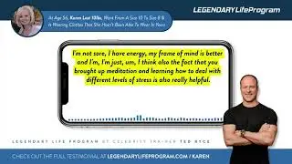 Testimonial video, transcript with highlighted text and audiogram