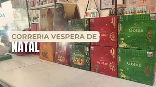 VLOG | NA CORRERIA DE VÉSPERA DE NATAL - CONFECÇÃO DE LAÇOS, ORGANIZAÇÃO, ABERTURA DE CAIXA 