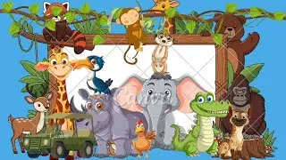 Kids Songs Laugh with Animals 😂Pets,Farm Jungle Funny Animal Friends 🐾Rhymes Family Fun education 