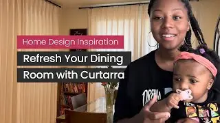 Refresh Your Dining Room with Curtarra #homedecor #homeinspo #interiordesign #cozyhome #curtains