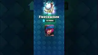 Lvl 14 Evo Firecracker In #clashroyale