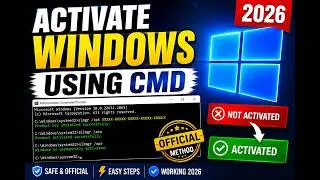 Activate Windows using cmd 2026