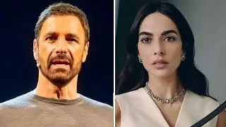 Raoul Bova e Rocio Mu&ntilde;oz Morales al Notaio Momento Gelido catturato dai Paparazzi