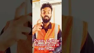 Responsibility of Quality Engineer in RMC Plant | #adani #quality_lab #construction #civilengineers