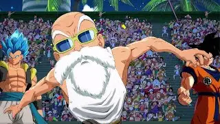 DBFZ 🥳 BaseGoku Tien Yamcha vs 🤩 Master Roshi SSB Gogeta KAKAROT!!!